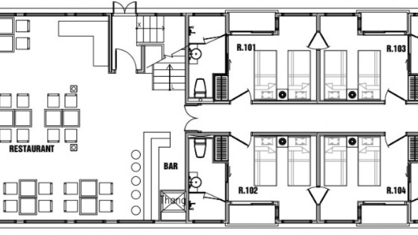 Sena Cruises: Sena First floor Deck Plan
