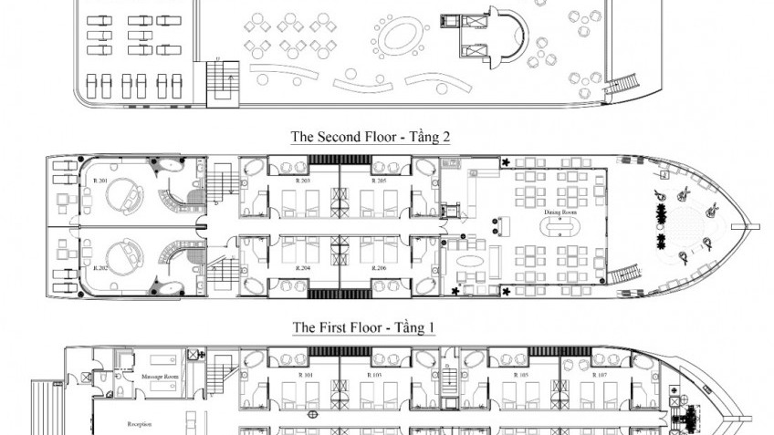 Orchid Classic Cruise: Orchid Classic Deck Plan