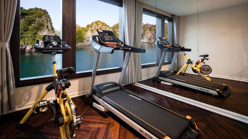 Jade Sails: Modern Gym Room To Keep Fit