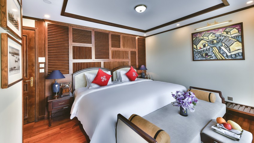 Heritage Cruise Binh Chuan: Overnight stay in the Comfy Room