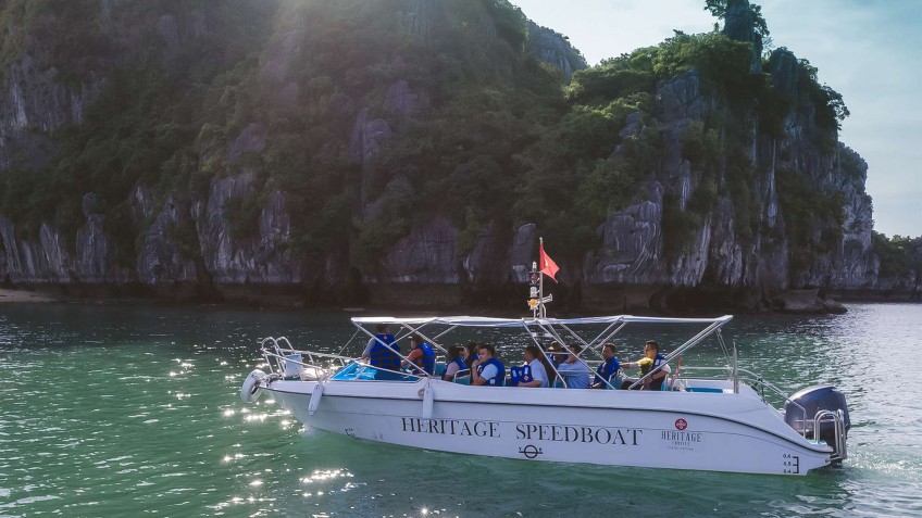 Heritage Cruise Binh Chuan: Speedboat Transfer