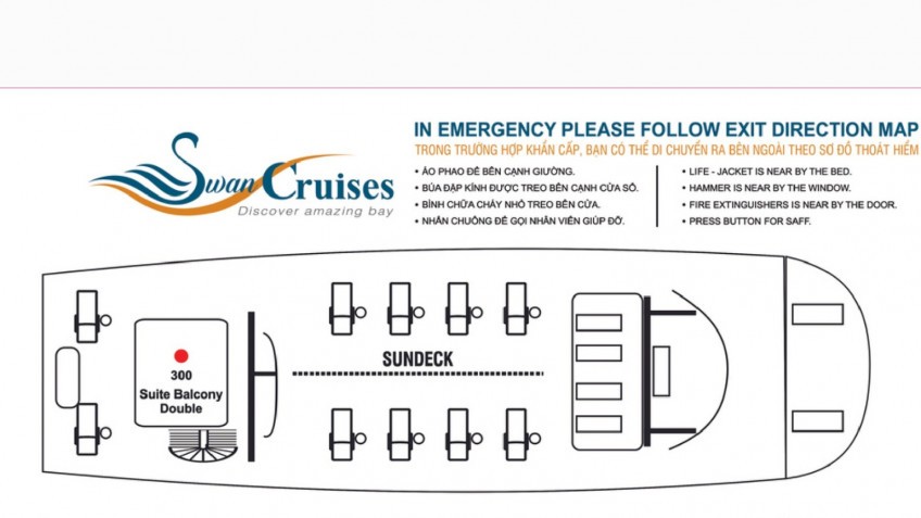 Swan Cruises: The cruise's Sundeck