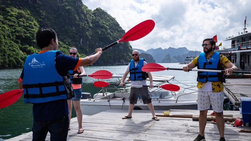 Amazing Sails Explorer Private Cruise: The safety guidlines before kayaking