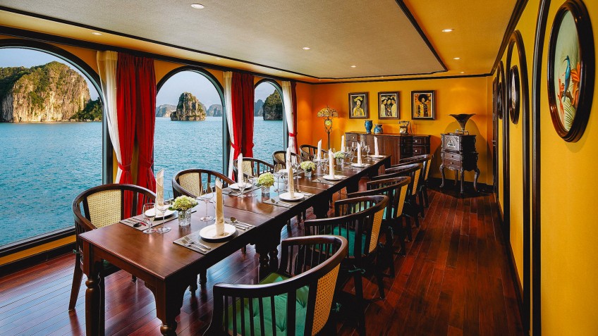 Indochine Premium Cruise: Private dining at An Nam Restaurant
