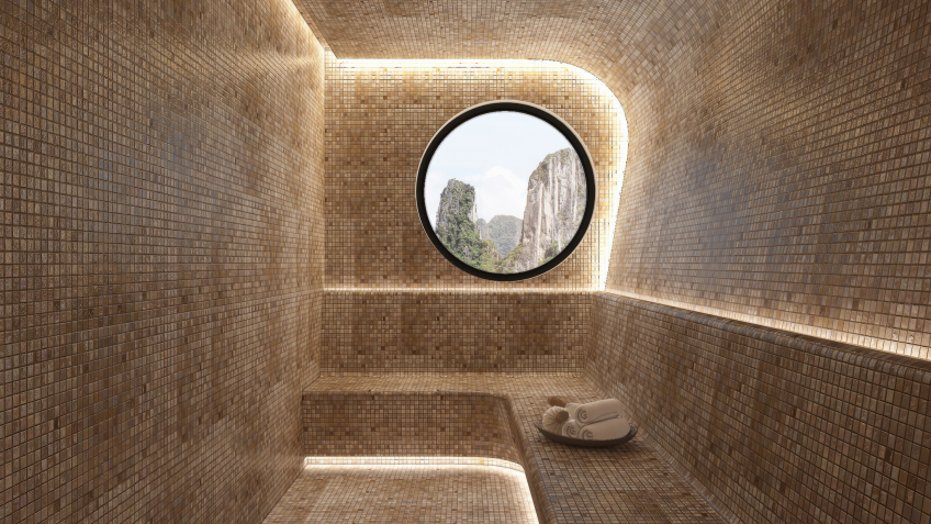 Grand Pioneers (Essence Grand) Cruise: Steam Room On Board