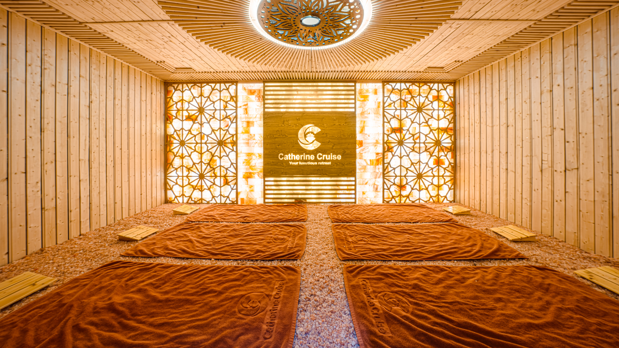 Chilling out in Himalayan Sauna