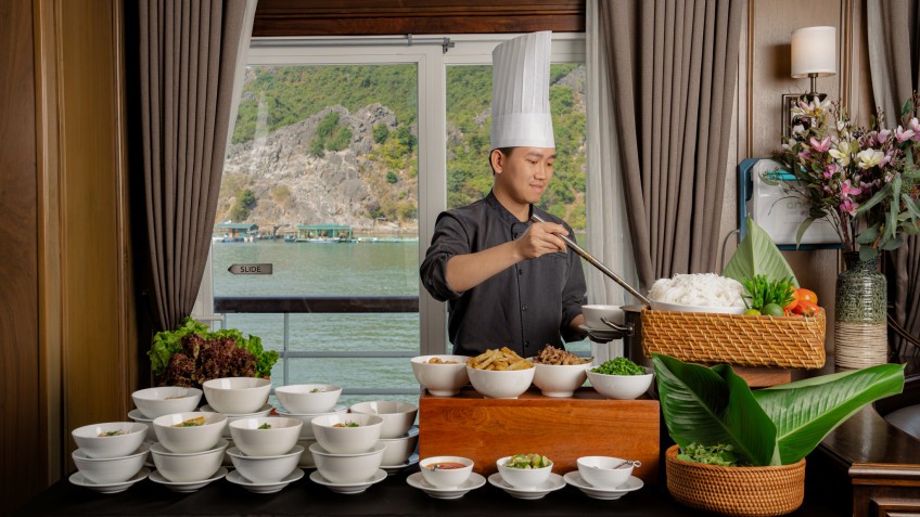 Ambassador Signature Cruise: Our careful and friendly chef