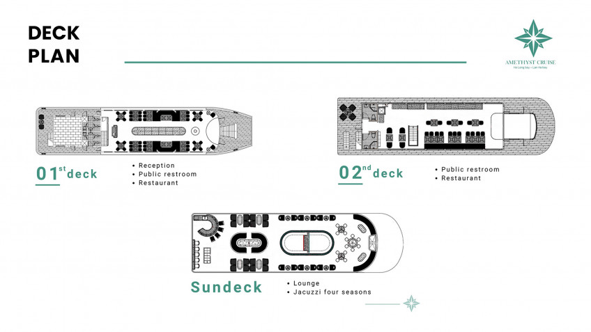 Amethyst Day Cruise: Amethyst Day Cruise Deckplan