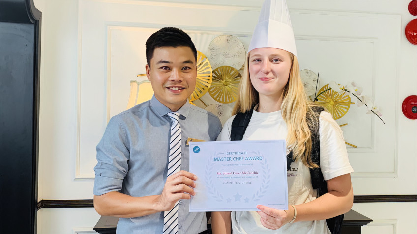 Capella Cruise: Gain cooking class certificate