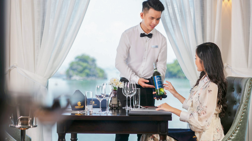 Hermes Cruise: Professional Staff Serves Guest