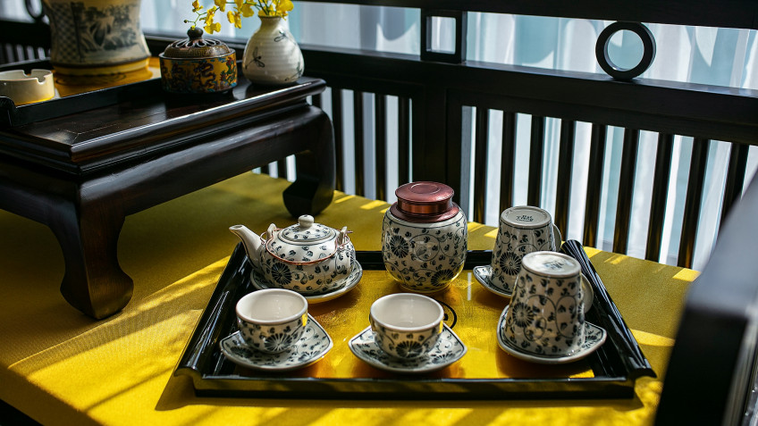 Nostalgia Cruise: Vietnamese traditional tea set