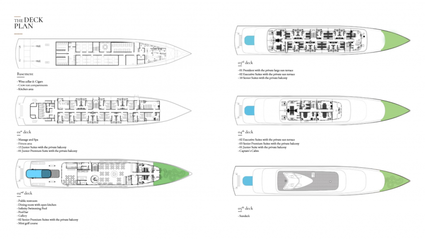 Elite of the Seas Cruise: Elite Of The Seas Deckplan
